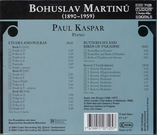 last ned album Bohuslav Martinů, Paul Kaspar - Martinů Piano Works Vol 2 Paul Kaspar