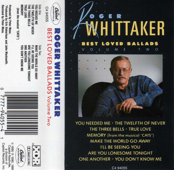 Roger Whittaker – Best Loved Ballads Volume Two (1989, Vinyl