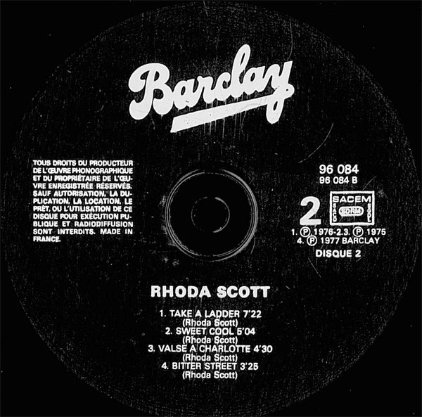 baixar álbum Rhoda Scott - Take Five In The Mood Summertime