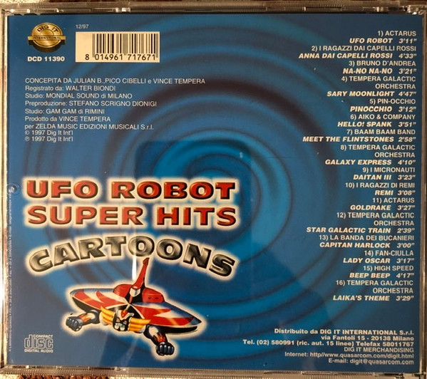lataa albumi Various - Ufo Robot Super Hits Cartoons