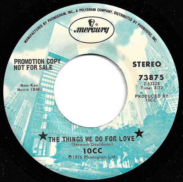 last ned album 10cc - The Things We Do For Love