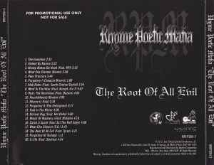 Rhyme Poetic Mafia – The Root Of All Evil (1998, CD) - Discogs