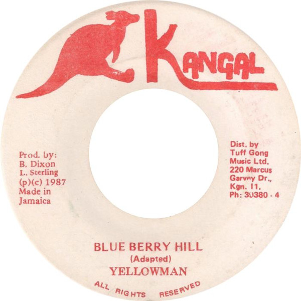 Yellowman – Blue Berry Hill (1987, Vinyl) - Discogs