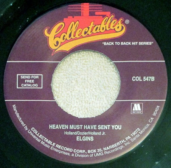 télécharger l'album Download The Elgins - Darling Baby Heaven Must Have Sent You album