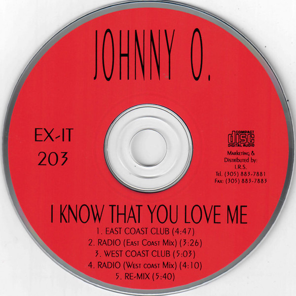 last ned album Johnny O - I Know That You Love Me