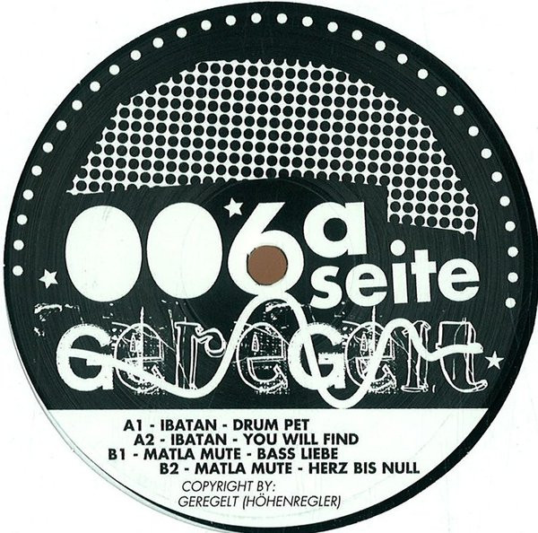 Ibatan & Matla Mute – Deepholz Is Geregelt (2011, Vinyl) - Discogs