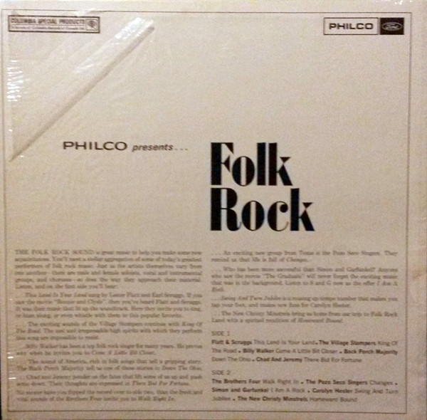 baixar álbum Various - Philco Presents Folk Rock