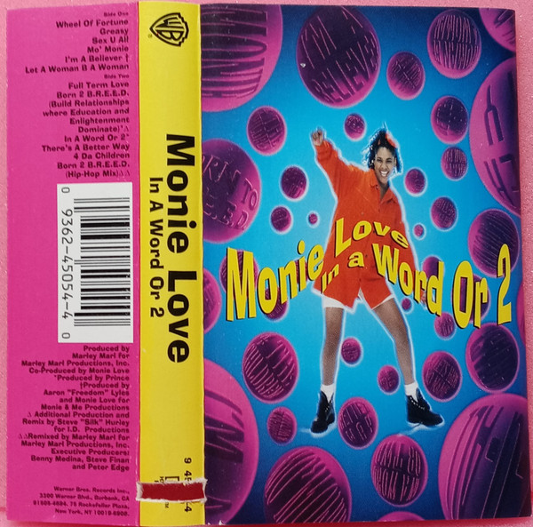 Monie Love – In A Word Or 2 (1993, SR, Barcode, Clear Shell