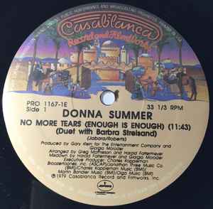 No More Tears (Enough Is Enough) / On The Radio - Donna Summer & Barbra Streisand