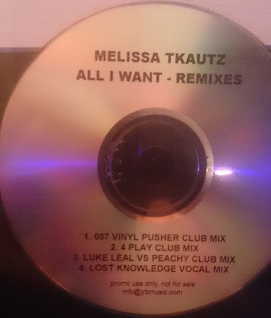 lataa albumi Melissa Tkautz - All I Want Remixes