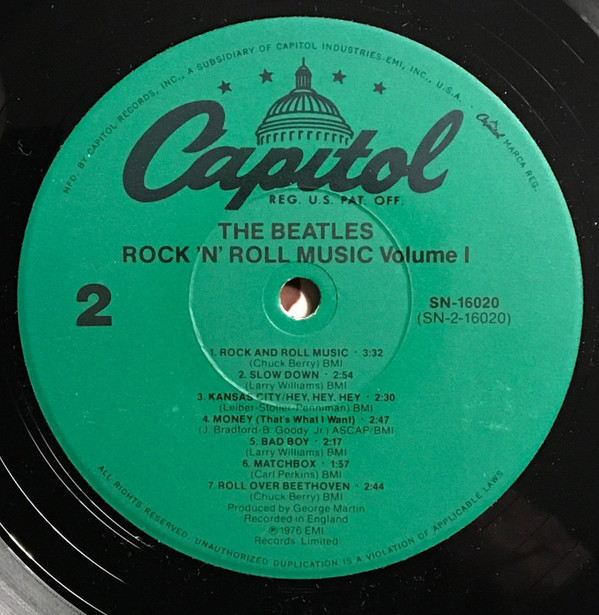 télécharger l'album The Beatles - The Beatles Rock N Roll Music Vol 1