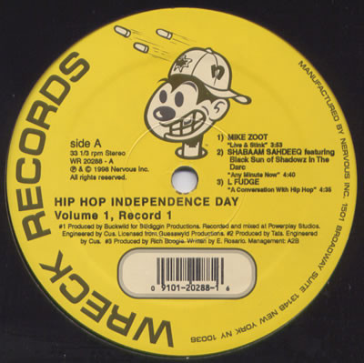 Hip Hop Independents Day: Volume 1 (Record 1)