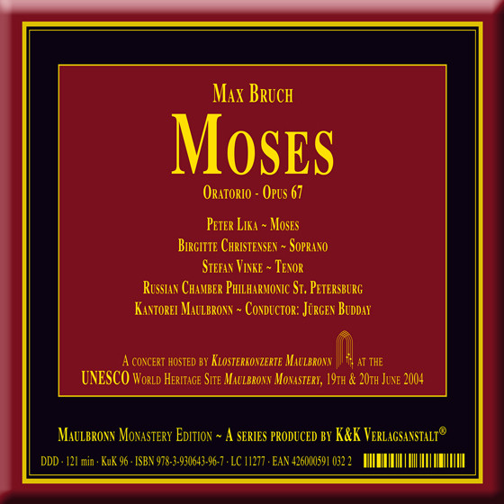 last ned album Max Bruch - Moses Oratorium Opus 67