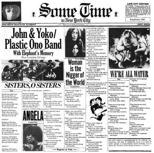 John & Yoko / The Plastic Ono Band – Some Time In New York City 