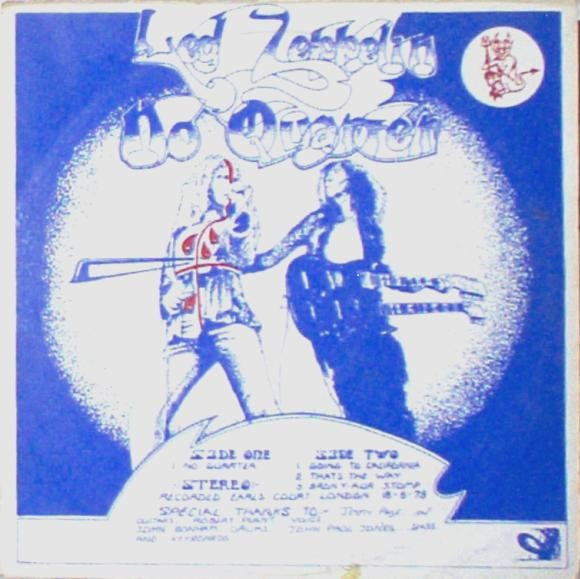 Led Zeppelin – No Quarter (1975, Vinyl) - Discogs