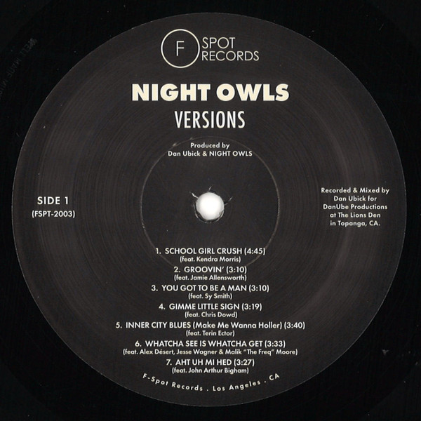 Night Owls - Versions | F Spot Records (FSPT-2003) - 5