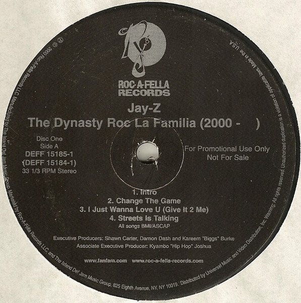 Jay-Z – The Dynasty Roc La Familia (2000- ) (2000, Clean, Vinyl
