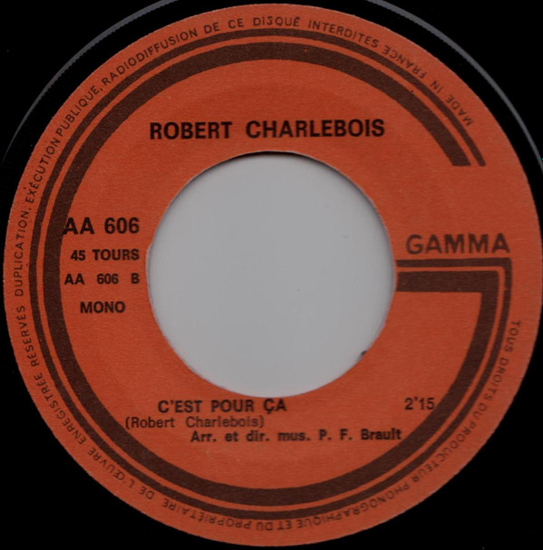 télécharger l'album Robert Charlebois - Autre Chanson Pour La Même Mouffe CEst Pour Ça