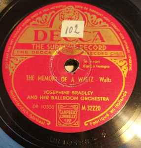 Josephine Bradley And Her Ballroom Orchestra - The Memory Of A Waltz / Day By Day album cover
