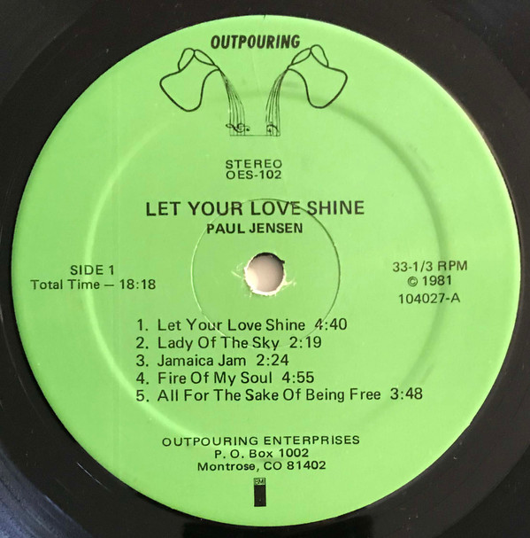 baixar álbum Paul Jensen - Let Your Love Shine