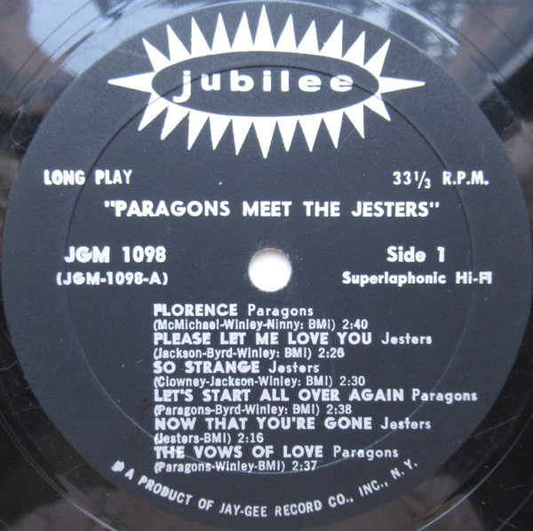 The Paragons, The Jesters - The Paragons Meet The Jesters | Releases |  Discogs