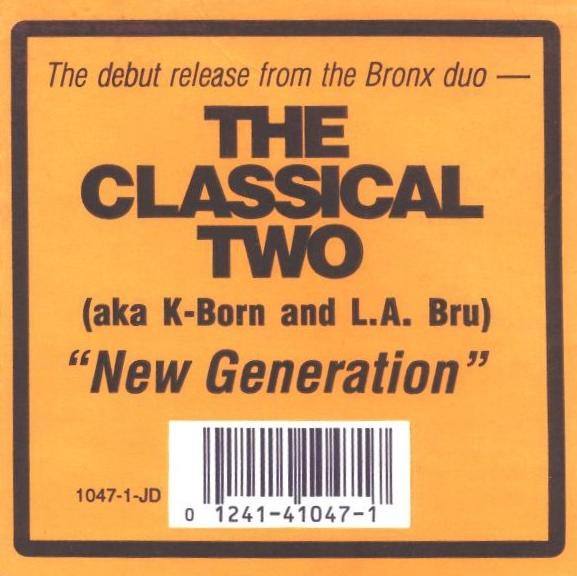 The Classical Two – New Generation (1987, Vinyl) - Discogs