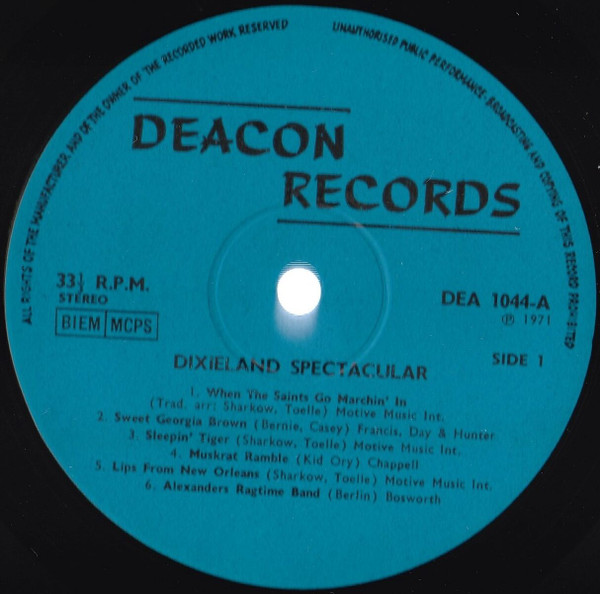 lataa albumi Unknown Artist - Dixieland Spectacular