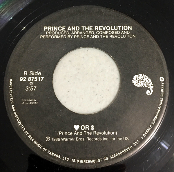 Prince And The Revolution - Kiss | Paisley Park (92 87517) - 2