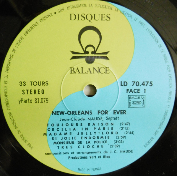 last ned album JC Naude Septett - New Orleans For Ever