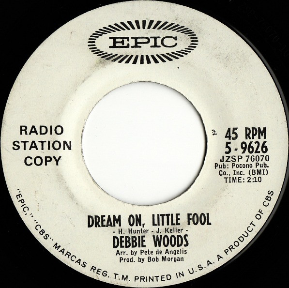 last ned album Debbie Woods - Your Report Card Dream On Little Fool