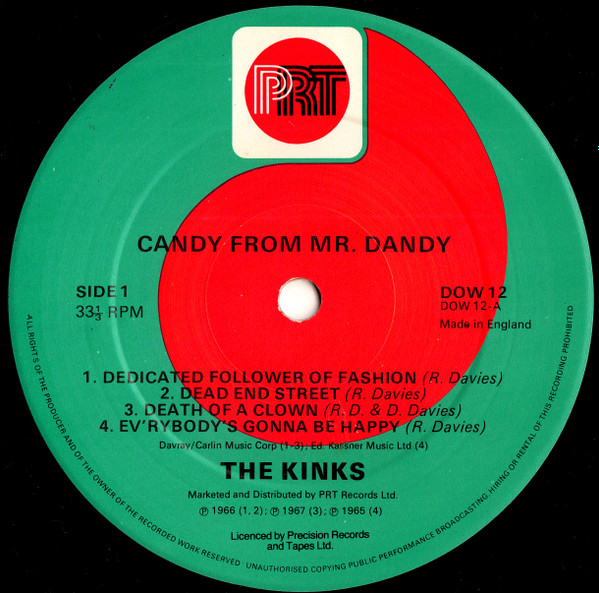 descargar álbum The Kinks - Candy From Mr Dandy