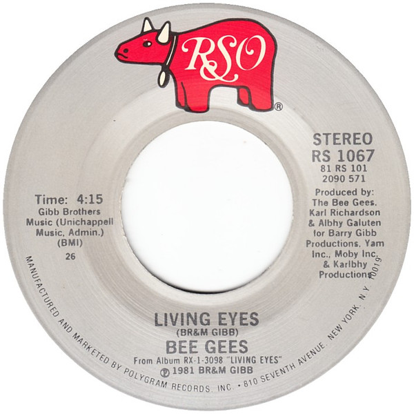 Bee Gees u003d ビー・ジーズ – Living Eyes u003d リヴィング・アイズ (1982