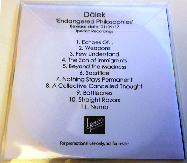 ladda ner album Dälek - Endangered Philosophies