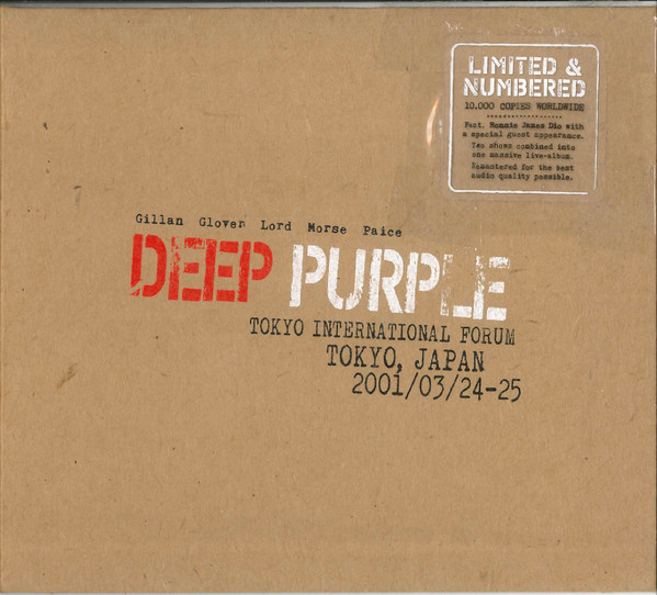 Deep Purple – Live In Tokyo 2001 (2022, Crystal Clear & Flag Of
