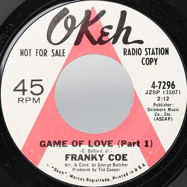 ladda ner album Franky Coe - Game Of Love