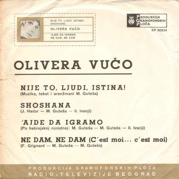 last ned album Olivera Vučo - Nije To Ljudi Istina
