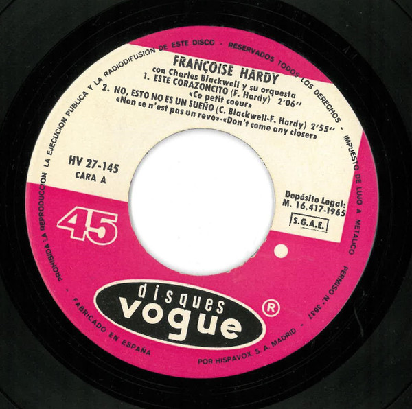 lataa albumi Françoise Hardy - Este Corazoncito