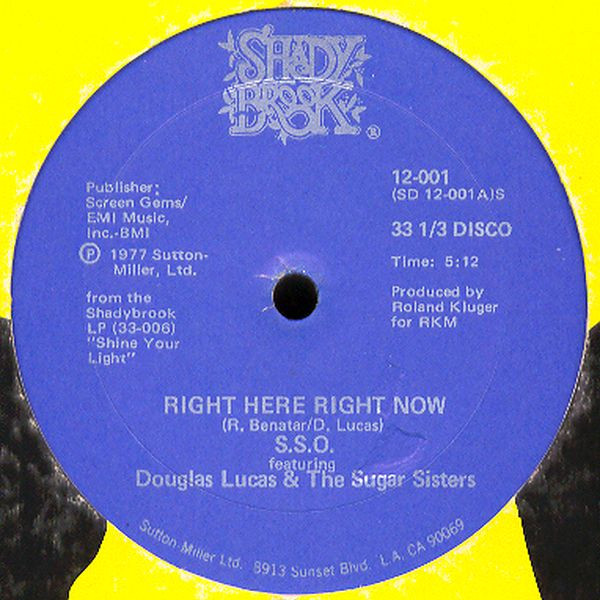 S.S.O. Feat. Douglas Lucas & The Sugar Sisters – Right Here Right 