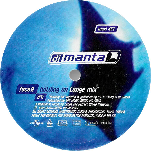 last ned album DJ Manta - Holding On