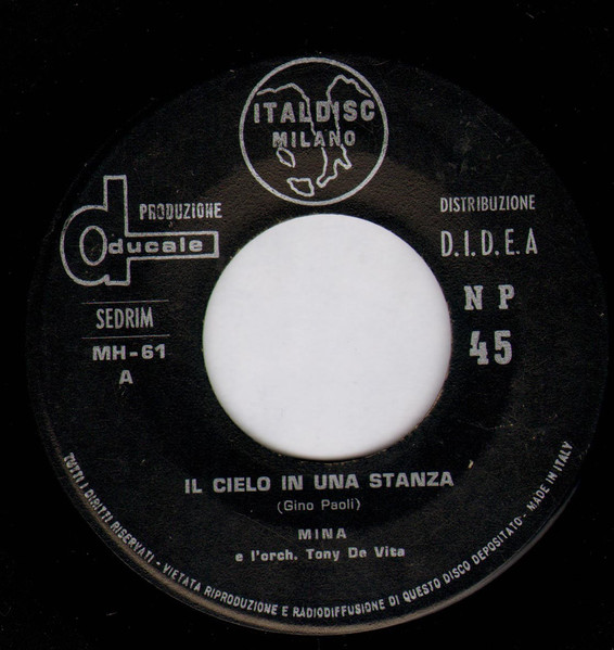  Mina - Il Cielo In Una Stanza: CDs & Vinyl