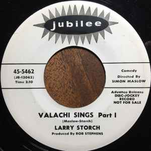 Larry Storch - Valachi Sings album cover