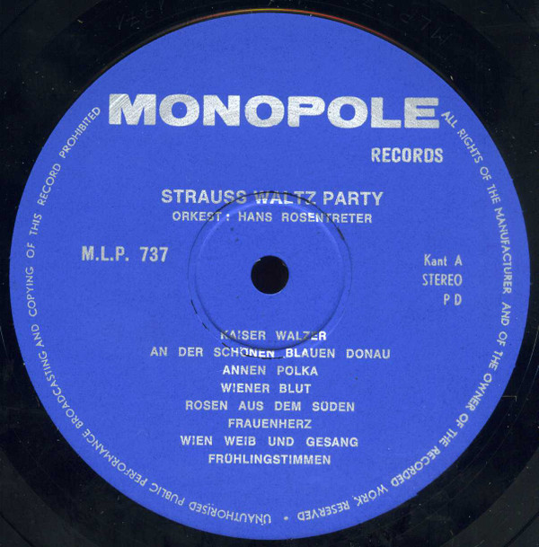 Album herunterladen Hans Rosentreter - Strauss Waltz Party