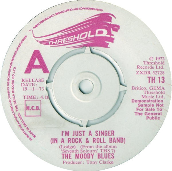 descargar álbum The Moody Blues - Im Just A Singer In A Rock Roll Band