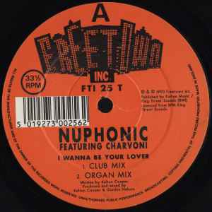Nu Phonic - I Wanna Be Your Lover album cover