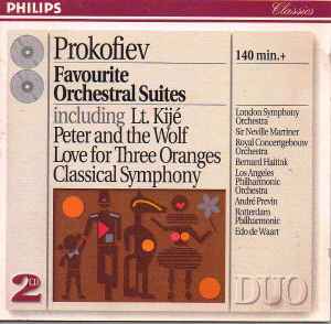 Prokofiev – Favourite Orchestral Suites (1994, CD) - Discogs