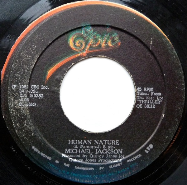 Michael Jackson – Human Nature (1983, Vinyl) - Discogs