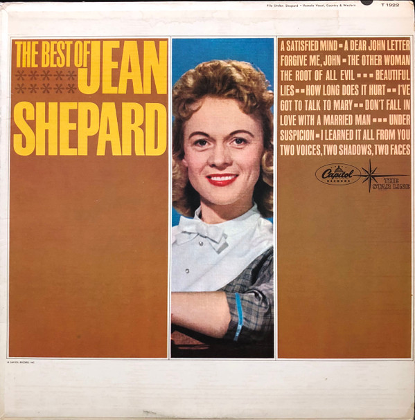 Jean Shepard - The Best Of Jean Shepard | Capitol Records (T 1922) - main