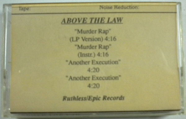 Above The Law – Murder Rap (1990, Vinyl) - Discogs