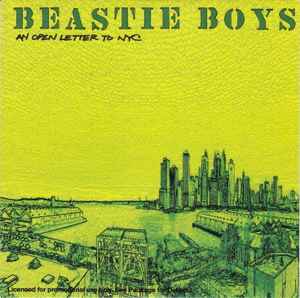 Beastie Boys - An Open Letter To NYC album cover