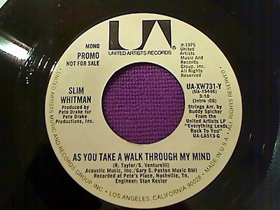 last ned album Slim Whitman - As You Take A Walk Through My Mind